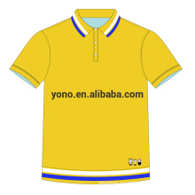 2017 nuevo diseño personalizable logo polo camisa para hombres llanura